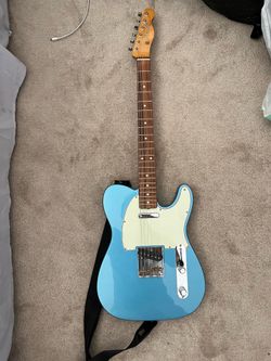 Fender Vintera ‘60s Telecaster Modified, Pau Ferro Fingerboard, Lake Placid Blue PLUS 20G MiniAmp