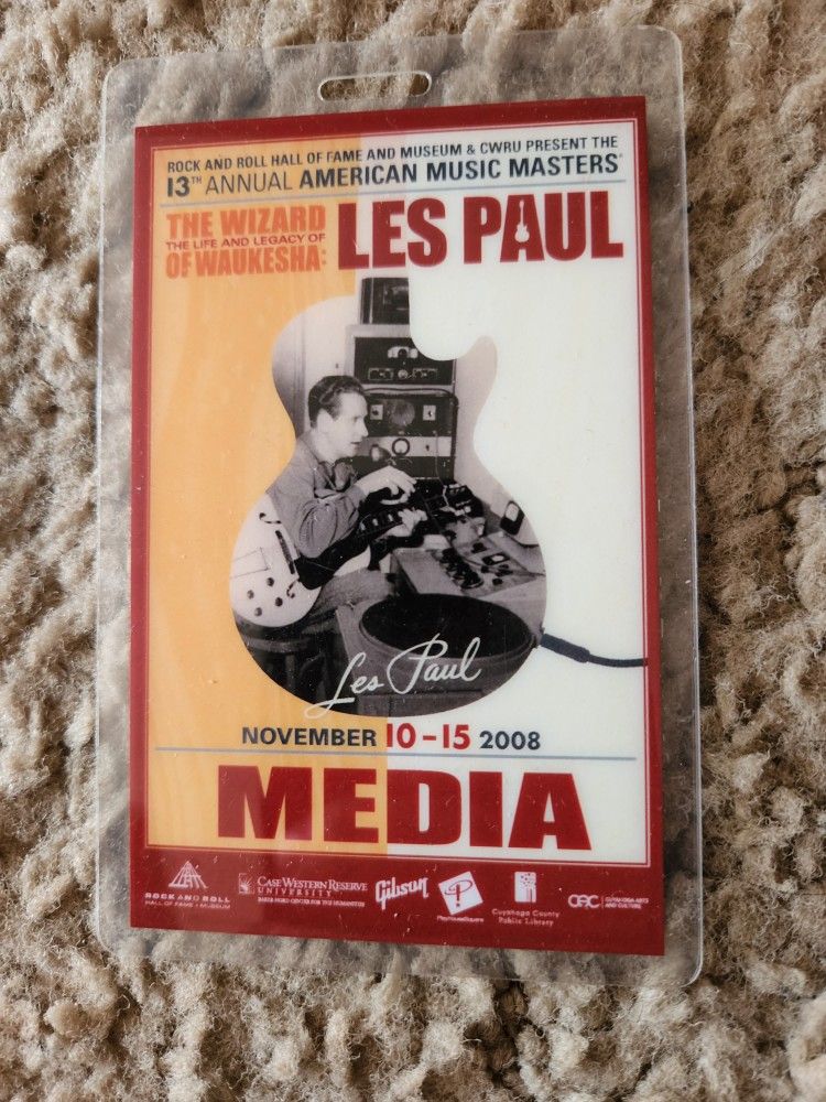 Collector's Item Les Paul Media Pass