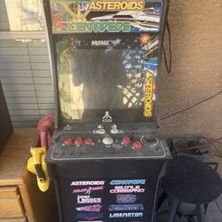 Atari Stand Up Video Game. asteroids/ Centipede/few Others Too.