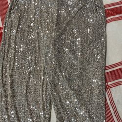 Women’s Sequin Pants Size L