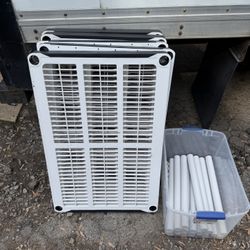 Large Plastic 5 Tier Shelf (sold As Is) 