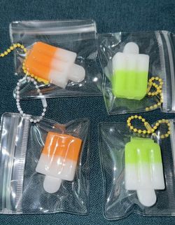 Mini lollipop squishy keychain