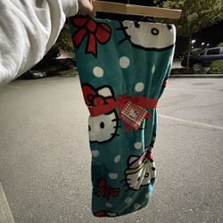 Hello Kitty Christmas Blanket