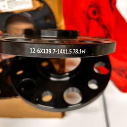 12mm Wheel Spacers 6x139.7 78.1 Hub Bore
