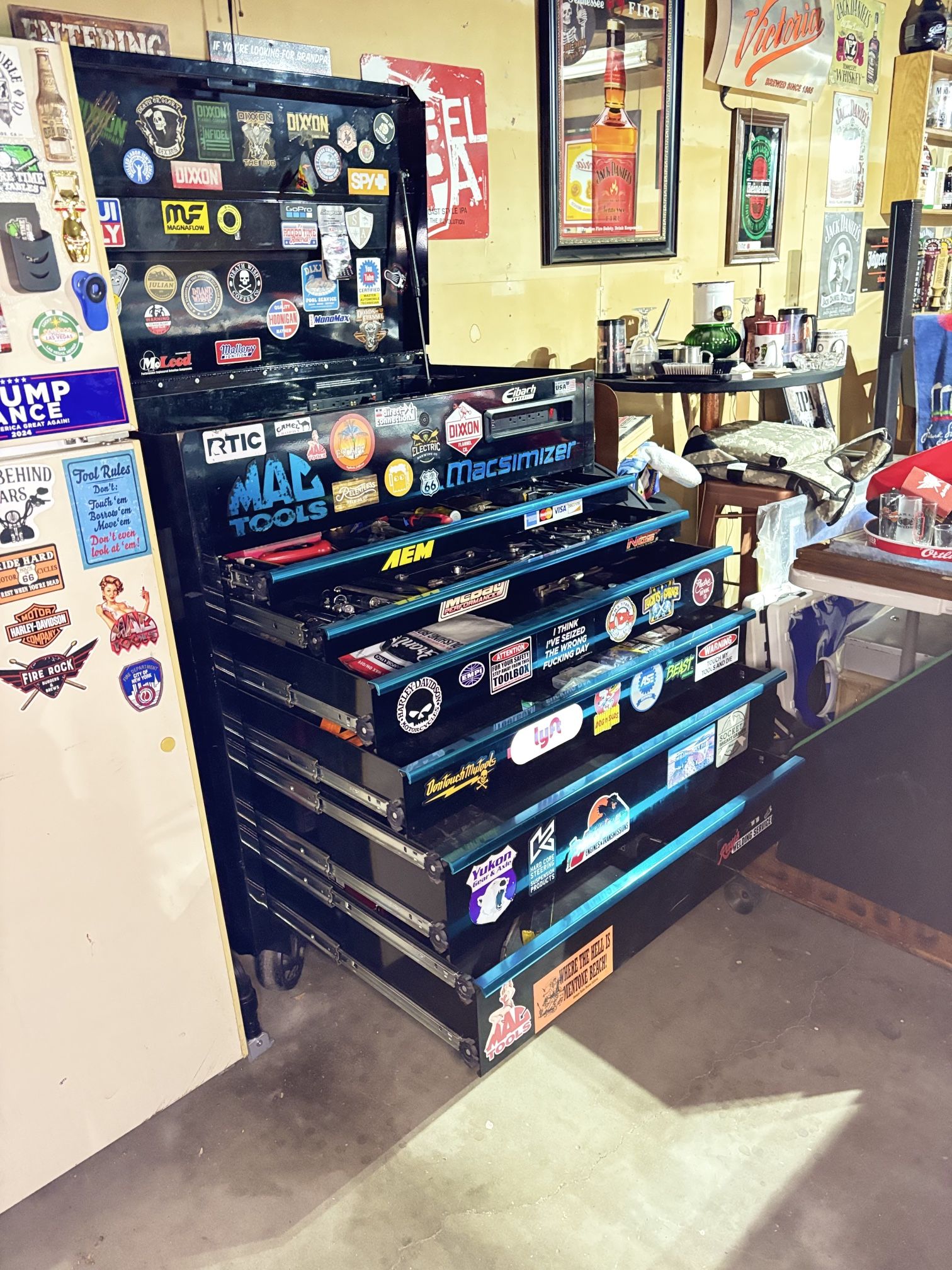 Heavy Duty Mac Tools Tool Box Loaded With Tools