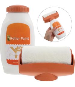 White Roller Paint Brush with Reservoir Bottle