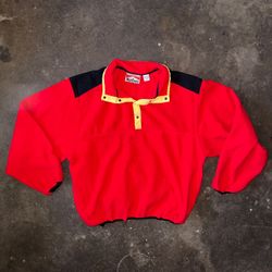 Vintage Marlboro Quarter Button Up Fleece Sweater 