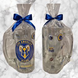 Rams glass mug