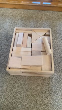 ECR4Kids Solid Wood Building Blocks – $30