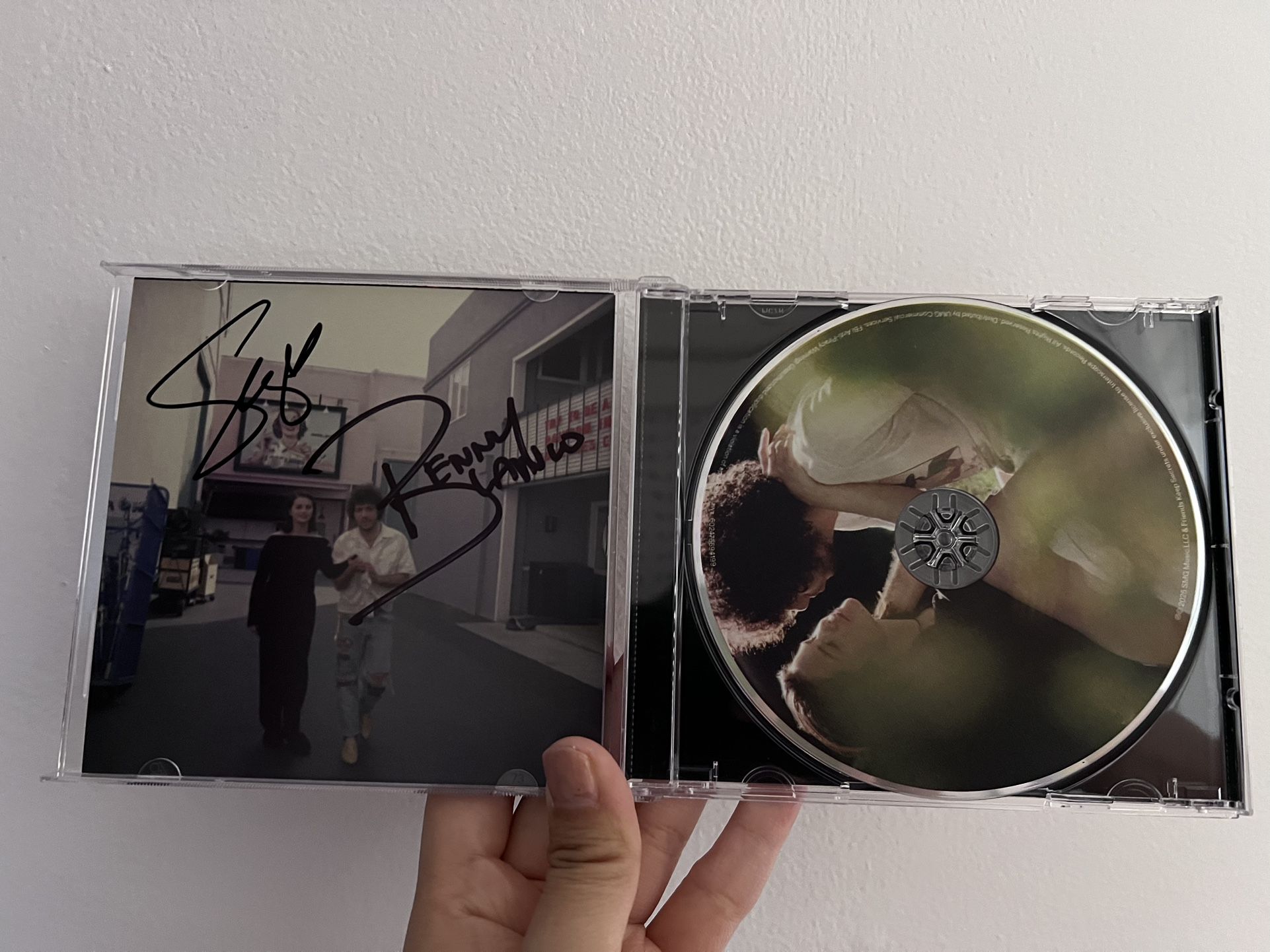 I Said I Love You First Signed CD Insert