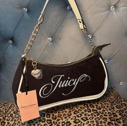 ✨ BRAND NEW WITH TAGS ✨ Authentic Juicy Couture Raising Star shoulder bag in Liquorice/Black 🖤