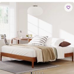 Queen Size Bed Frame With Floating Headboard
