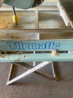 Target Tilematic wet saw