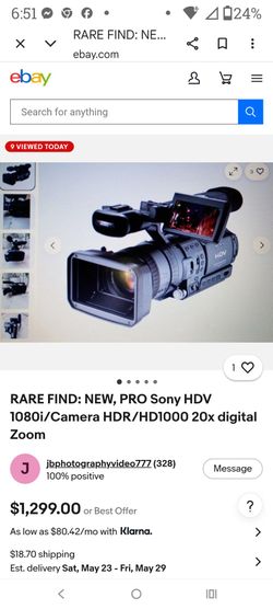 Sony camcorder