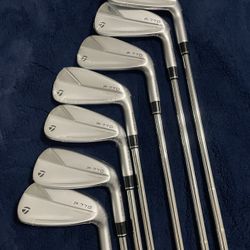 TAYLORMADE (NEW) P(contact info removed) IRON SET (105 Dynamic Gold Stiff Shaft, S300)