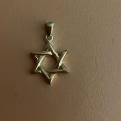Sterling silver star Of David 