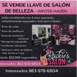 Se Vende Llave🔑de Salon De Belleza