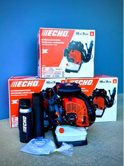 Brand new in box Echo 220 MPH 1110 CFM 79.9 cc Gas 2-Stroke X Series Backpack Blower with Tube-Mounted Throttle Model pb-9010T