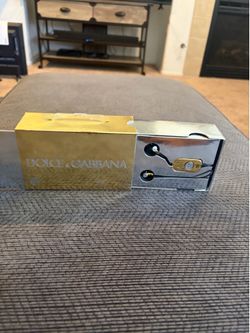 Dolce & Gabbana Motorola S200 Headphones Earbuds Gold Black Wired In-Ear New