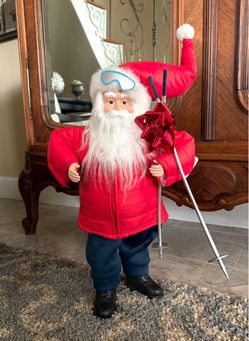 Skiing Themed Santa Claus