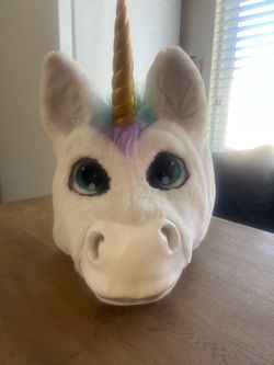 Unicorn Full Head Costume Mask Halloween OS