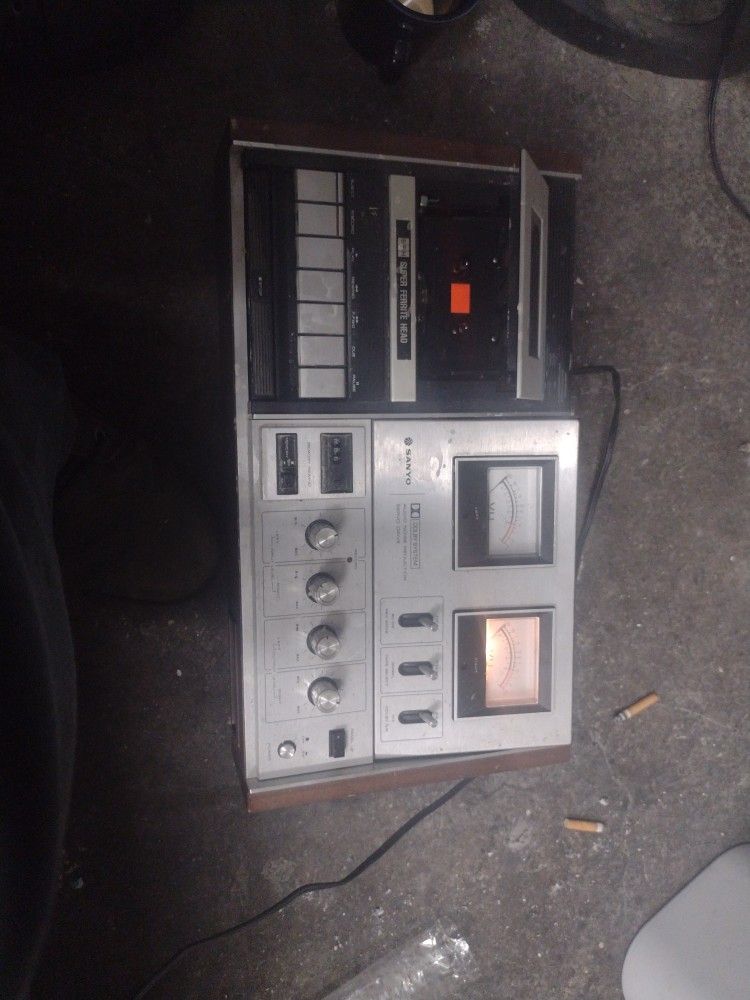 SANYO RD 4350 SUPER FERRITE HEAD DOLBY CASSETTE TAPE DECK - Minty