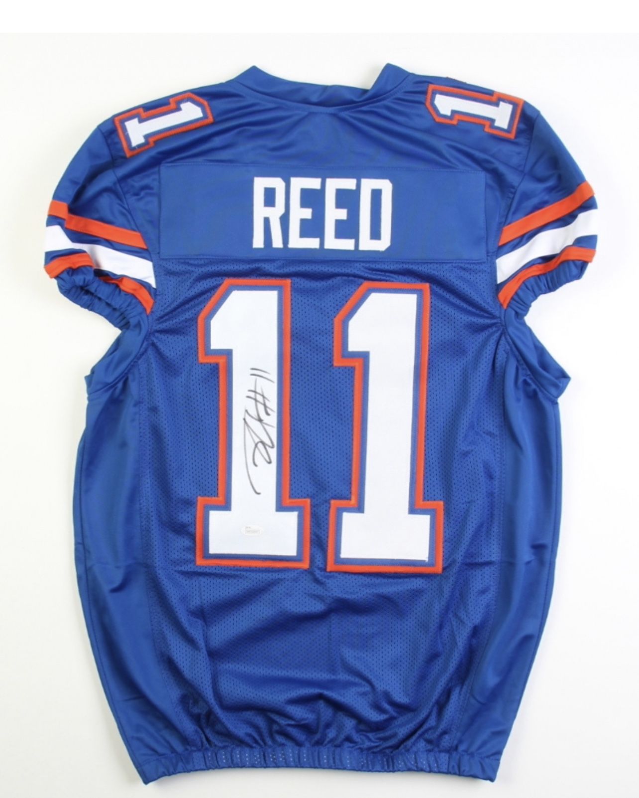 Jordan Reed Custom on-field style jersey. Everything sewn on, size XL. Hand-signed by Jordan Reed.