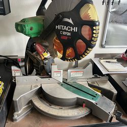 Hitachi 12" Dual Compound Miter Saw w/laser