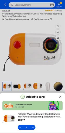 Polaroid underwater