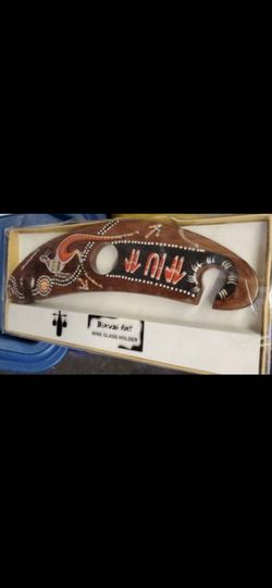Birubi Art Aboriginal Wine Glass Holder