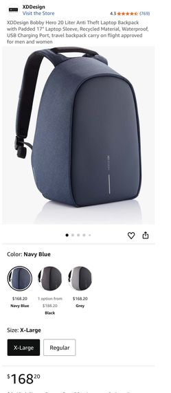 XDDesign  Anti Theft Laptop Backpack