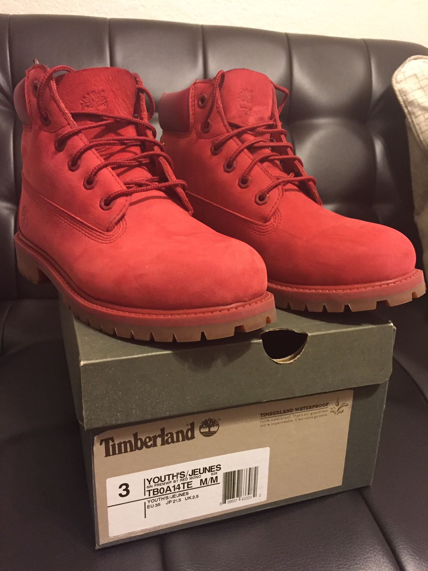 Timberland Boots, size 3 youth
