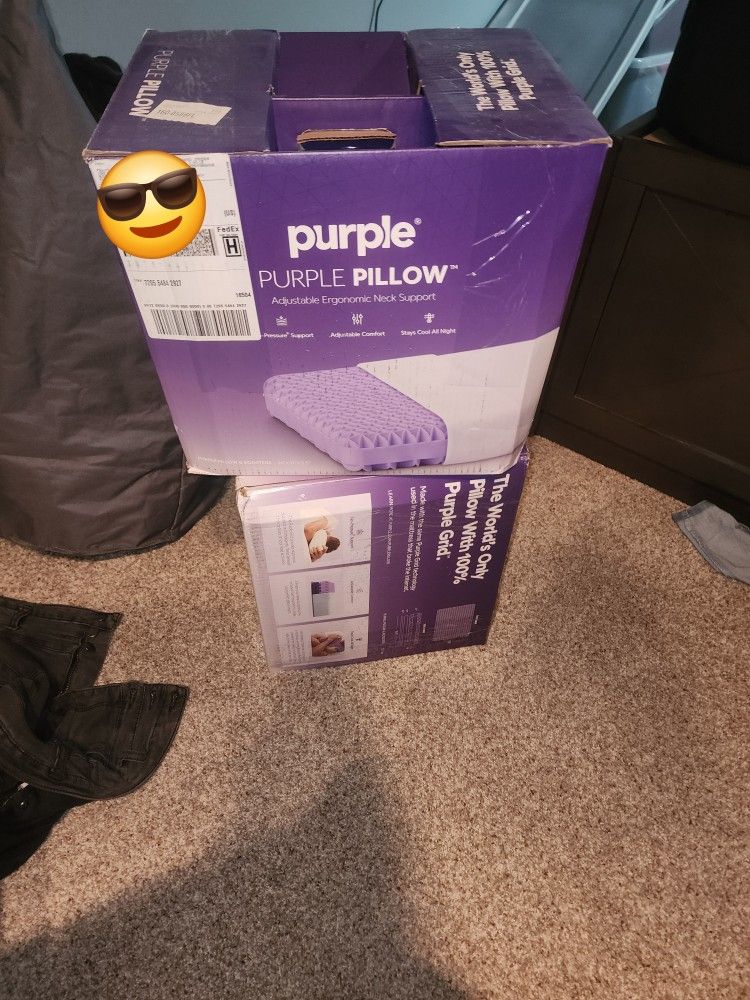 Purple Pillows Brand New In box