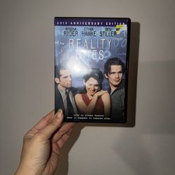Reality Bites DVD 10th Anniversary Edition Winona Ryder Ethan Hawke Ben Stiller 90s Film