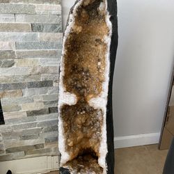 Natural Brazilian Citrine Geode Cathedral - 