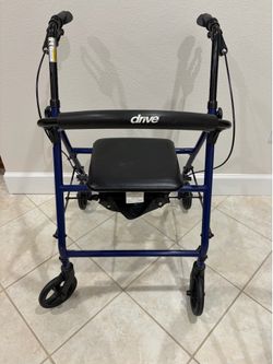 4-wheel Rolling  Walker  brand DRIVE with hand brakes