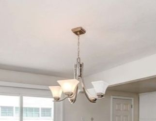 Silver chandelier