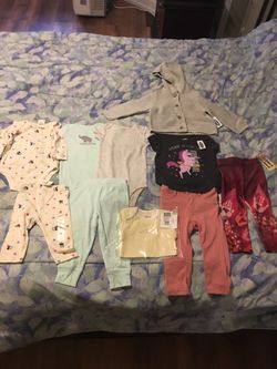 Brand New Baby Girl Clothes Lot (Sizes 3-24mo)