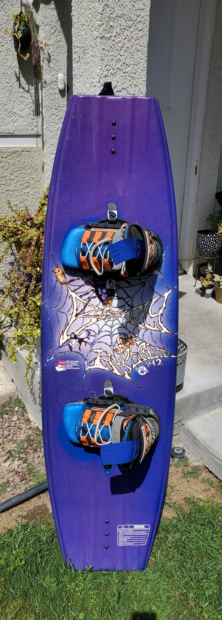 Hyperlite Wakeboard Scott Byerly Pro Model. Belmont Boots Sz L.