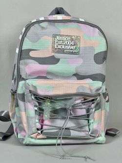 Justice Pastel Camo Backpack