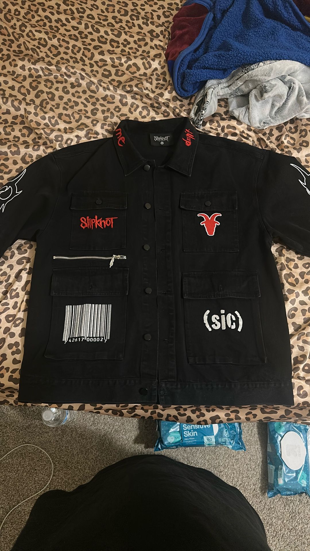 Slipknot Cargo Jean Jacket ‘Don’t Ever Judge Me’