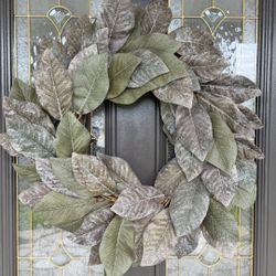 Signature Magnolia Front Door Wreath 