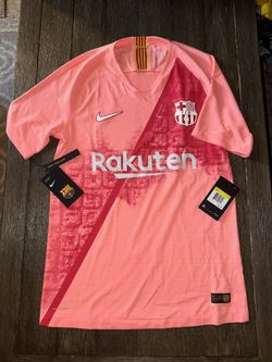 2018 Rare Barcelona Pink Vaporknit Away Jersey AUTHENTIC 