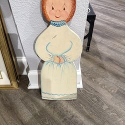 Vintage Wooden Angel