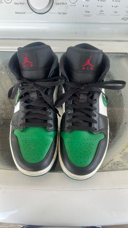 Air Jordans, And The Color Green Black White