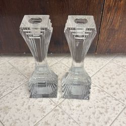 7 Inch Candle Holders Glass