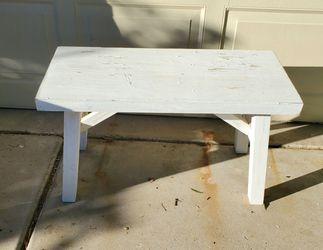 Wood bench