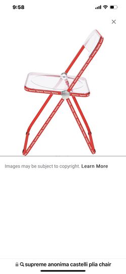 Supreme Anonima Castelli Chair新品未使用 Supreme Anonima Castelli Plia Chair (SS22) - $348