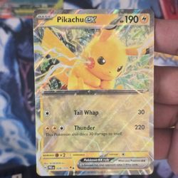 Pikachu ex Prismatic Evolutions 