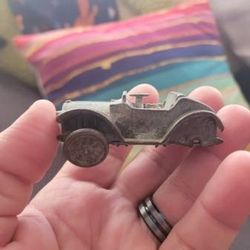 Old Metal Pencil Sharpener Missing Parts Vehicle Toy 